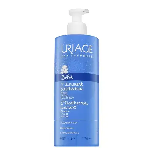 Uriage Bébé bez skalošanas 1. Oleotermālais pieniņš 500 ml