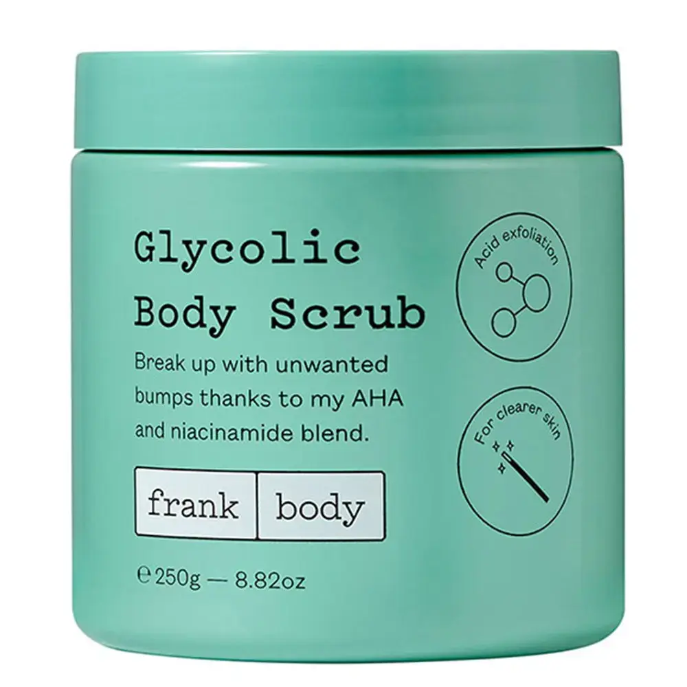 Frank Body, Glycolic, Smoothing, Body Scrub, 250 ml