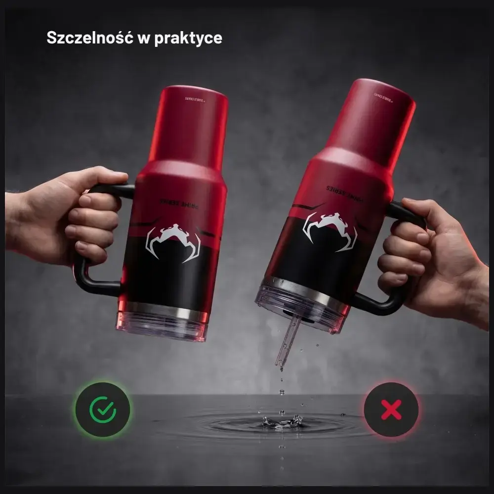 Diablo Bloody Insulated Mug with Handle red