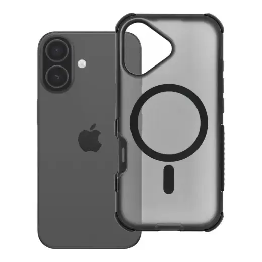 Forcell F-Protect BumperX Premium maciņš ar MagSafe atbalstu telefonam iPhone 17 melns