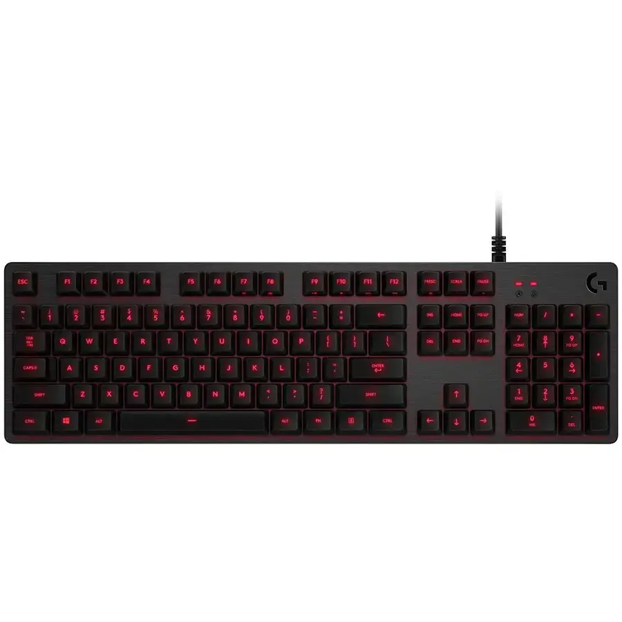LOGITECH G413 Corded Mechanical Gaming Keyboard - CARBON - NORDIC - USB