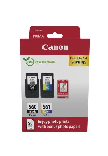 Tintes kārtridžu komplekts Canon PG-560/CL-561 3713C008 melns/krāsains