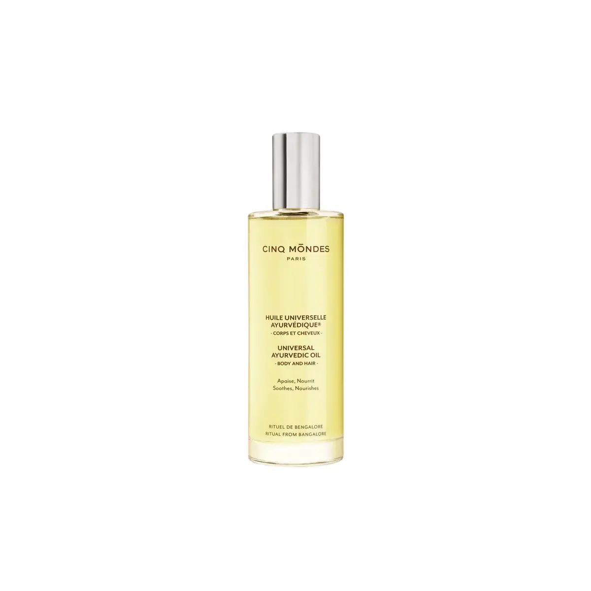 Cinq Mondes, Universal Ayurvedic, Ayurvedic Oil, Nourishing & Repairing, Dry Body Oil, 100 ml