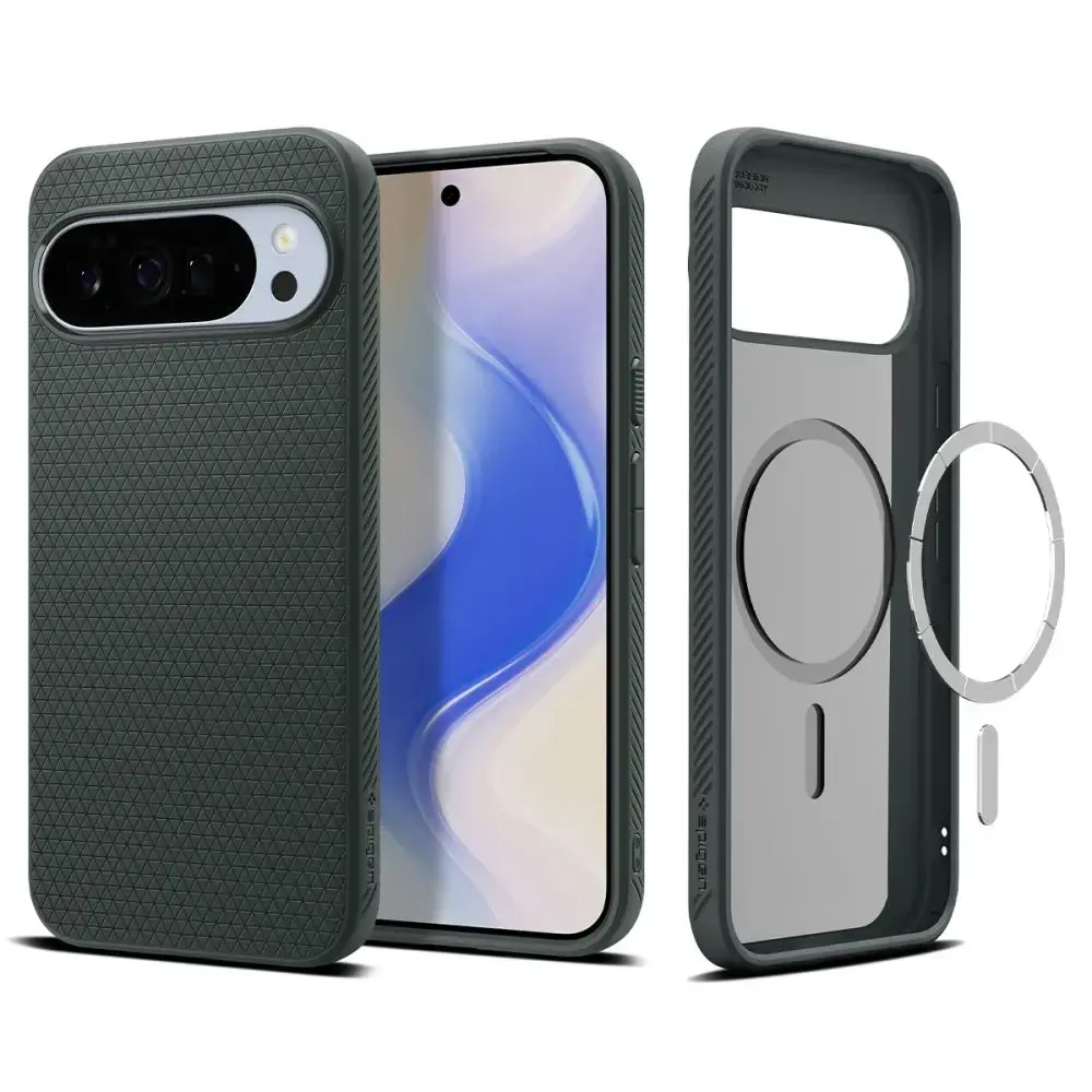 Etui Spigen Liquid Air MAG MagSafe do     Google Pixel 10 Pro XL zielony