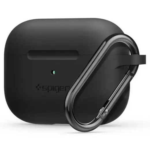 Spigen Silicone Fit AirPods Pro czarny |black ASD00533