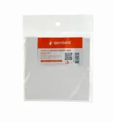 Gembird Heatsink silicone thermal pad  100 x 100 x 1 mm