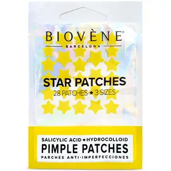 Biovène Yellow Star Patches - Náplast na nedokonalosti ( 28 ks )