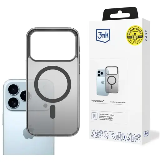 Case 3MK Frosty MagCase for Apple iPhone 17 Pro black