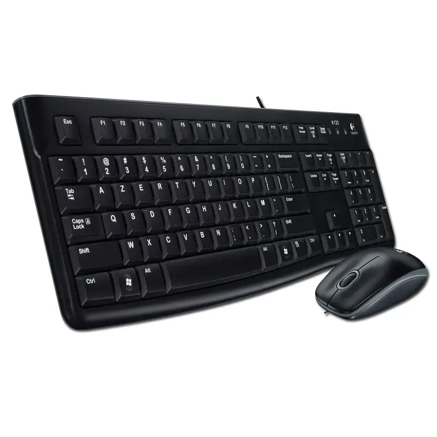 LOGITECH MK120 Corded Combo - BLACK - USB - HUN