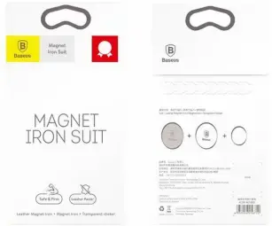 Baseus ACDR-A0S metāla plāksne turētājiem ar magnētu | 39mm | melns