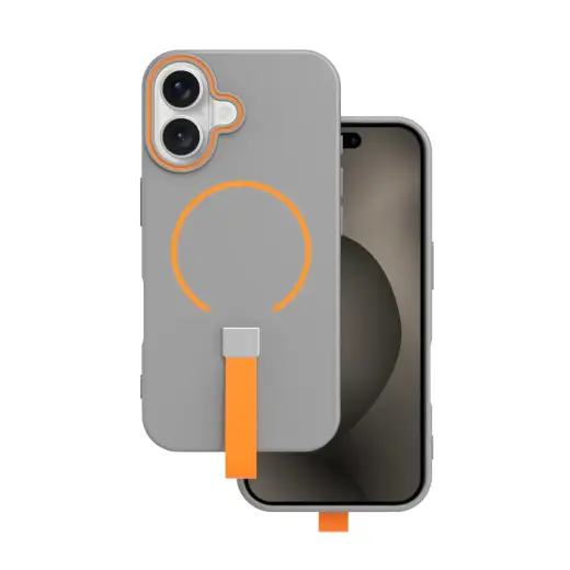 Loop Thin phone case with MagSafe support for iPhone 15 Pro gray