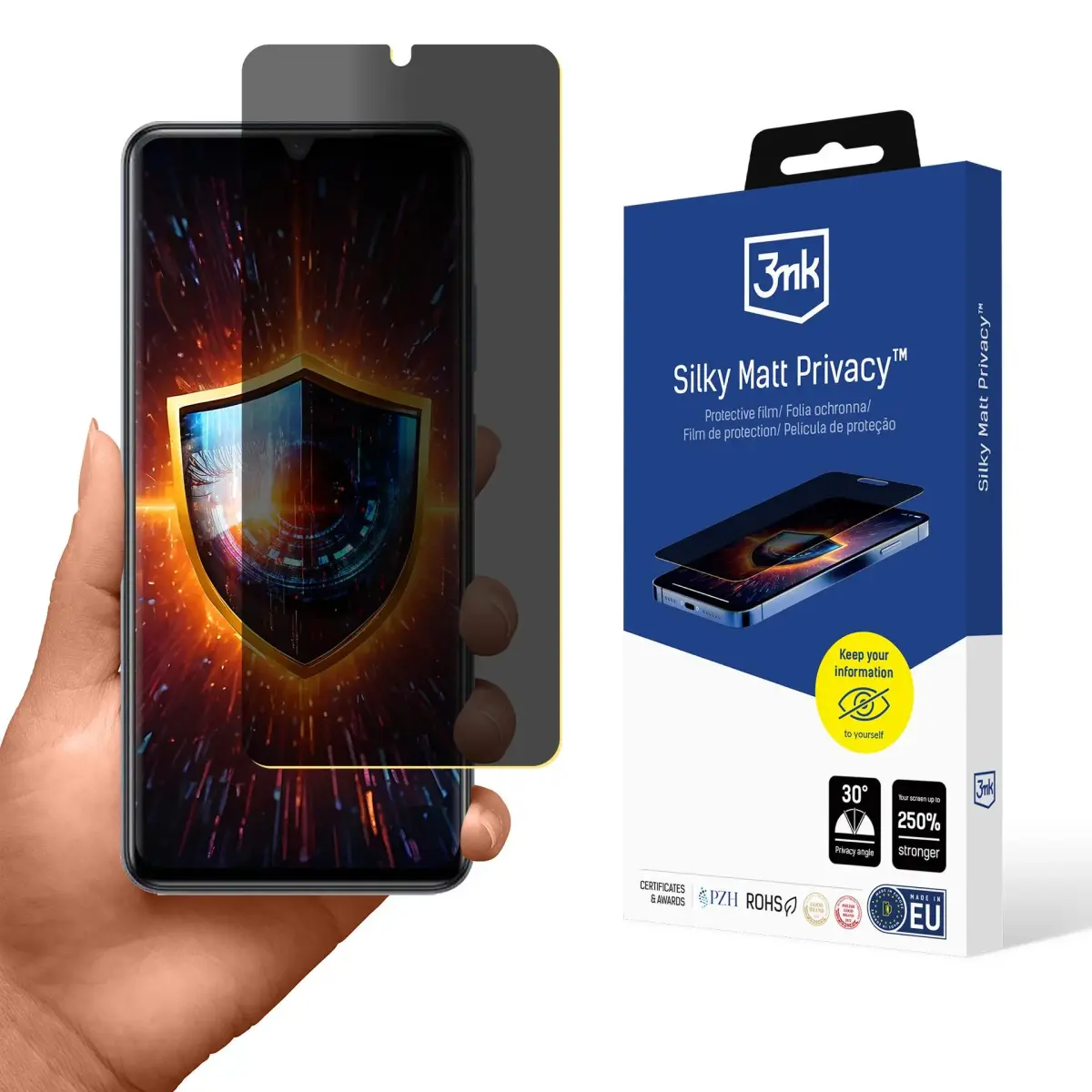 3mk Protection ZTE Blade V70 Max - 3mk Silky Matt Privacy