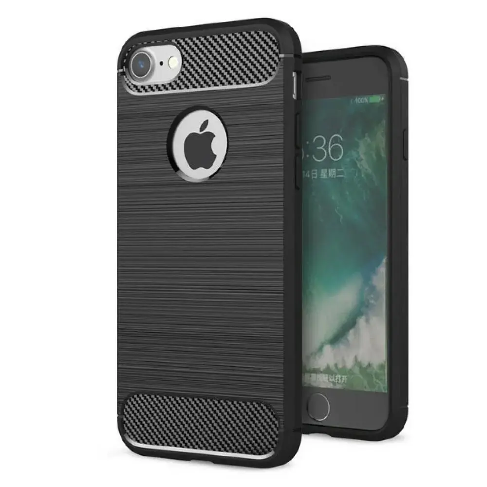 Carbon maciņš telefonam iPhone 6 | iPhone 6S melns