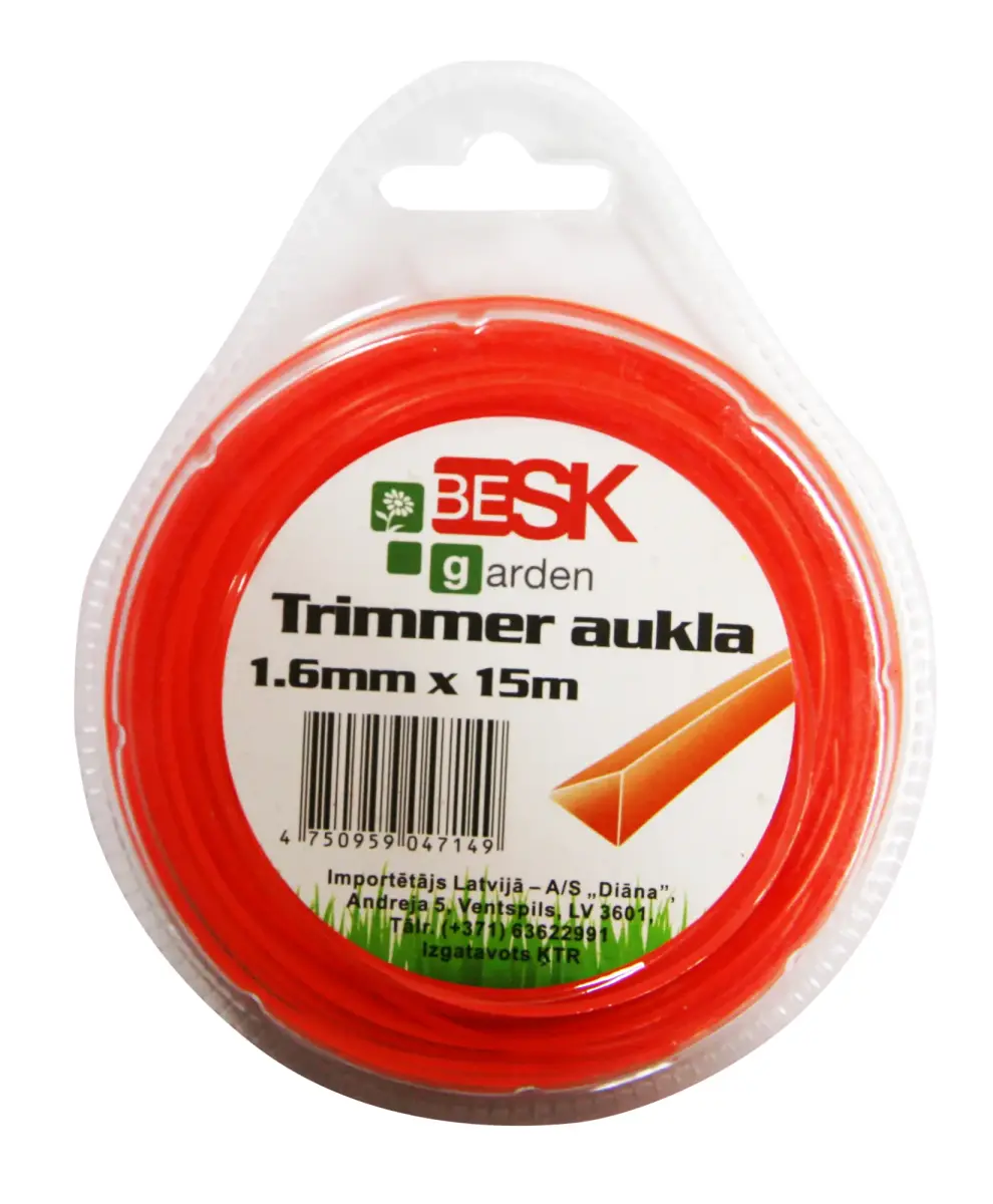 Trimmer line 1.6mm*15m triangle
