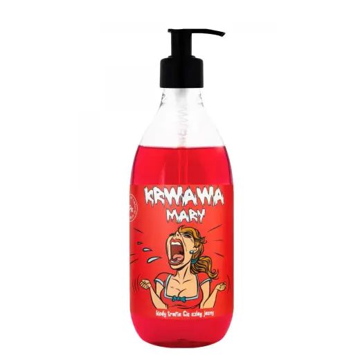 LaQ, Shots! Red Bloody Mary, Cleansing, Shower Gel, For All Skin Types, 500 ml