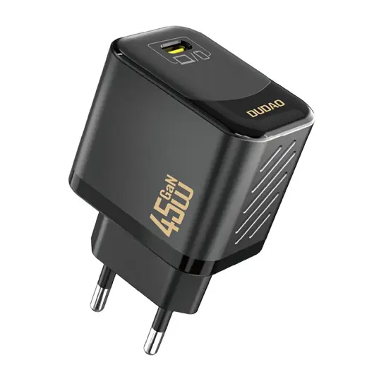 Dudao A28 45W tīkla lādētājs | 45W | GaN | USB-C | melns