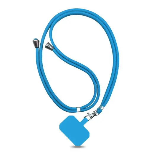 Universal phone lanyard blue