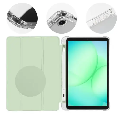 OBAL:ME MistyTab Case for Samsung Galaxy Tab A11/A9 Light Green