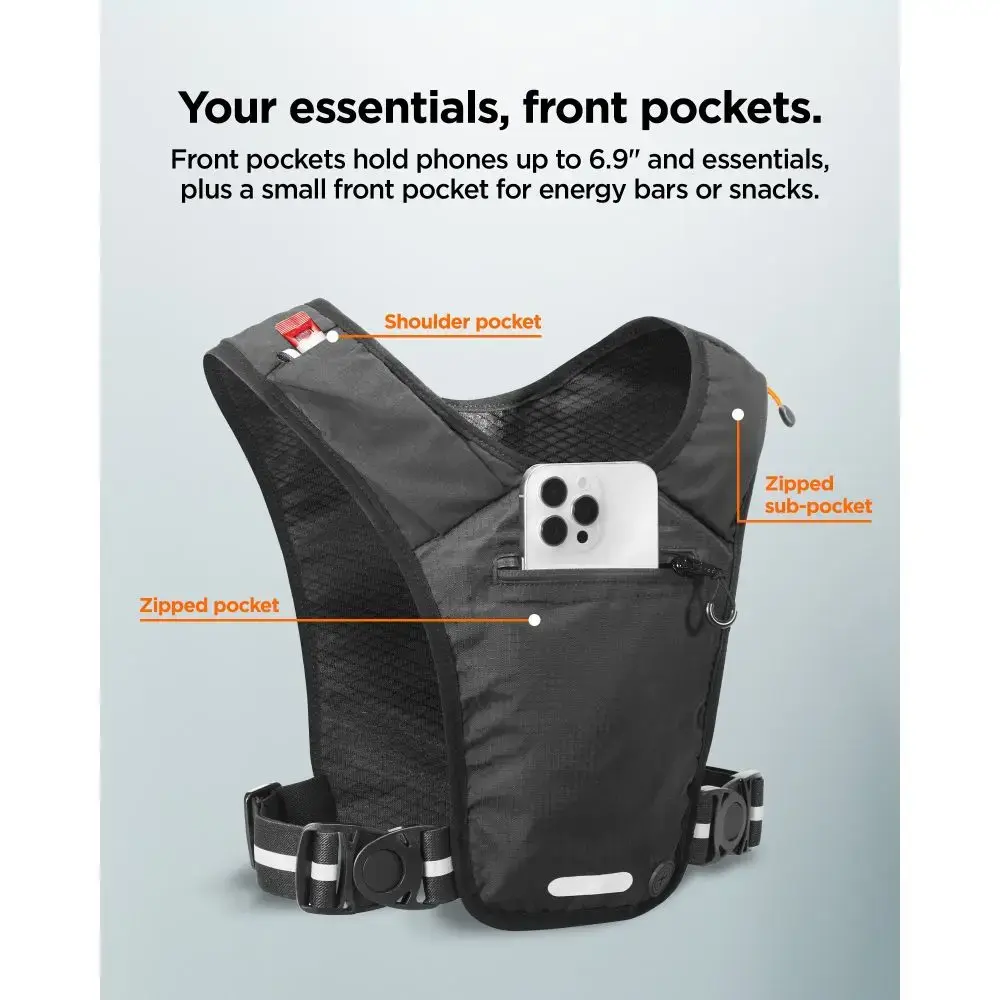 SPIGEN A720 DYNAMIC SHIELD RUNNING VEST (L-XL) BLACK