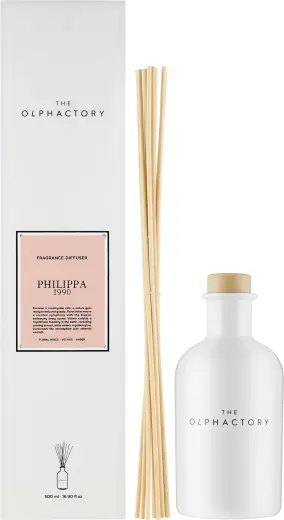 The Olphactory, Philippa 1990, Fragrance Sticks, Aroma Reed Diffuser, 500 ml