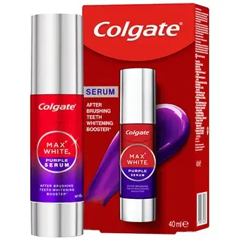 COLGATE Max White Purple Serum - Teeth Whitening Serum 40ml