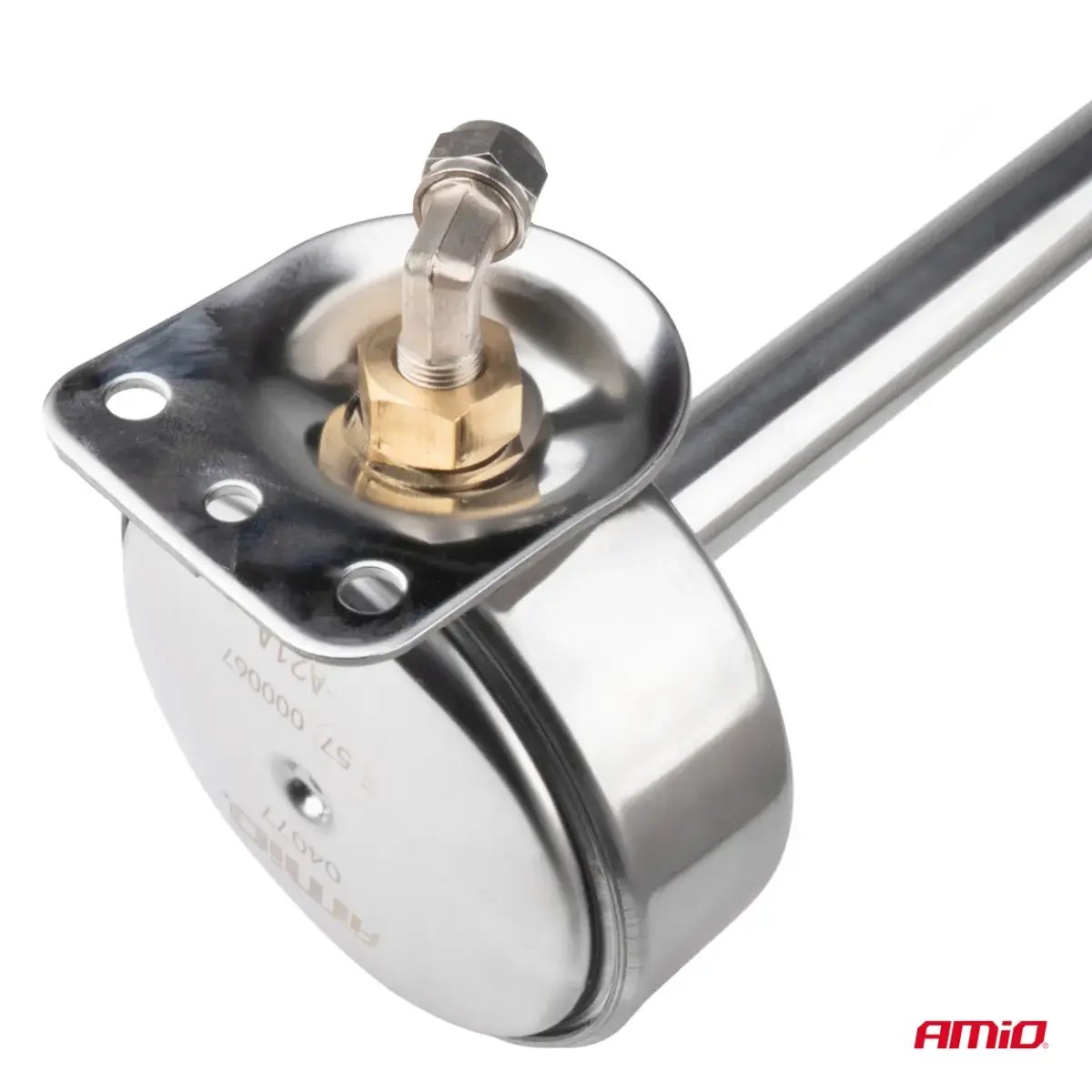 Horn fanfare sound signal chrome 520mm 12V 24V HighTone AMIO-04077
