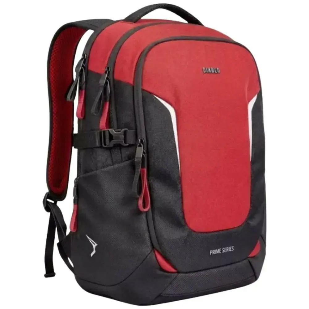 Diablo Chairs Multifunctional Laptop Backpack Prime  black red