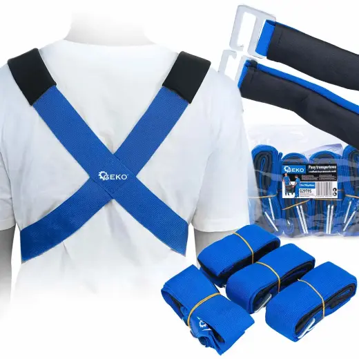 Furniture carrying belts with braces 2.9m/370kg/50mm