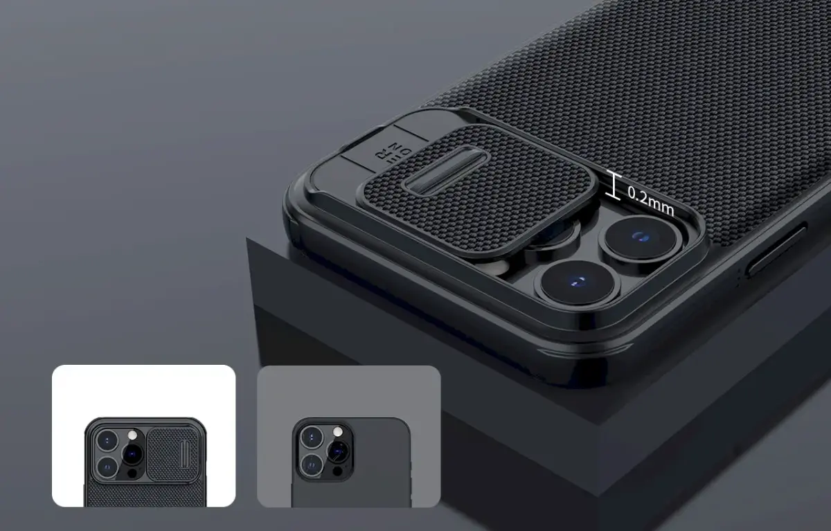 Nillkin Textured PRO Magnetic Hard Case for Apple iPhone 13 Pro Max Black
