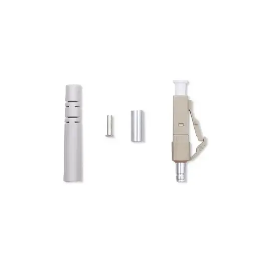 Qoltec LC fiber optic connector | Multimode | 3.0mm | Mounting set | 200pcs.
