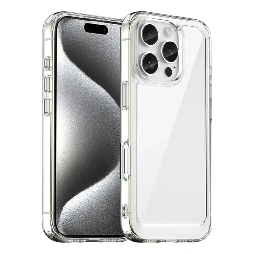 Outer Space phone case for iPhone 16e transparent
