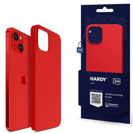 3MK Hardy Case iPhone 14 Plus / 15 Plus6.7"red MagSafe