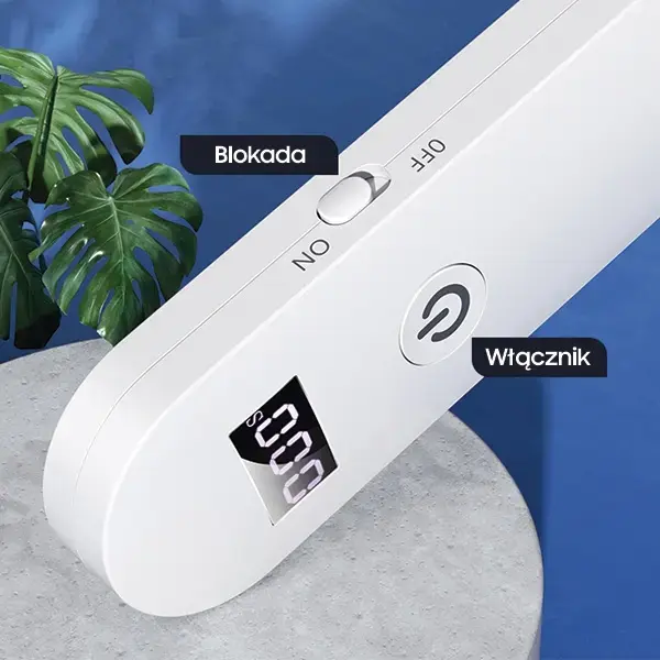 USAMS Mini UV-C Disinfecting Lamp Handheld Sterilizer white ZB159XDD01 (US-ZB159)