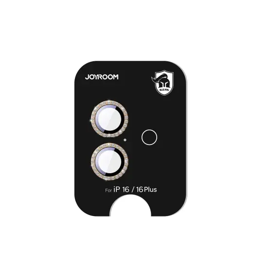 Joyroom ekrāna aizsargstikls priekš iPhone 16 Pro|16 Pro Max Lenses - Brown