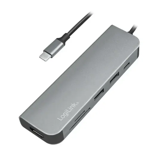LogiLink USB-C Multifunction Hub - docking station - HDMI