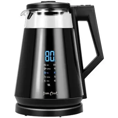 Sam Cook PSC-111|B Electric kettle with temperature control 1.7L 1700W