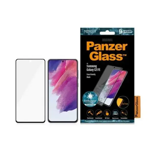 PanzerGlass Ultra-Wide Fit Fingerprint tempered glass for phone Samsung Galaxy S21 FE