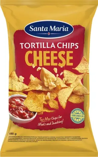 Corn chips with cheese 185g, Santa Maria