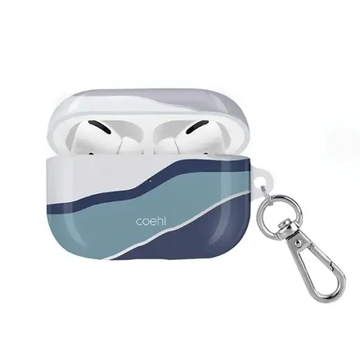 UNIQ etui Coehl Ciel AirPods Pro niebieski|twilight blue