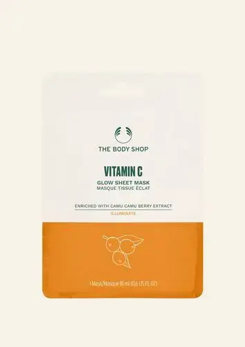 Vitamin C Glow Sheet Mask the Body Shop 18 Ml