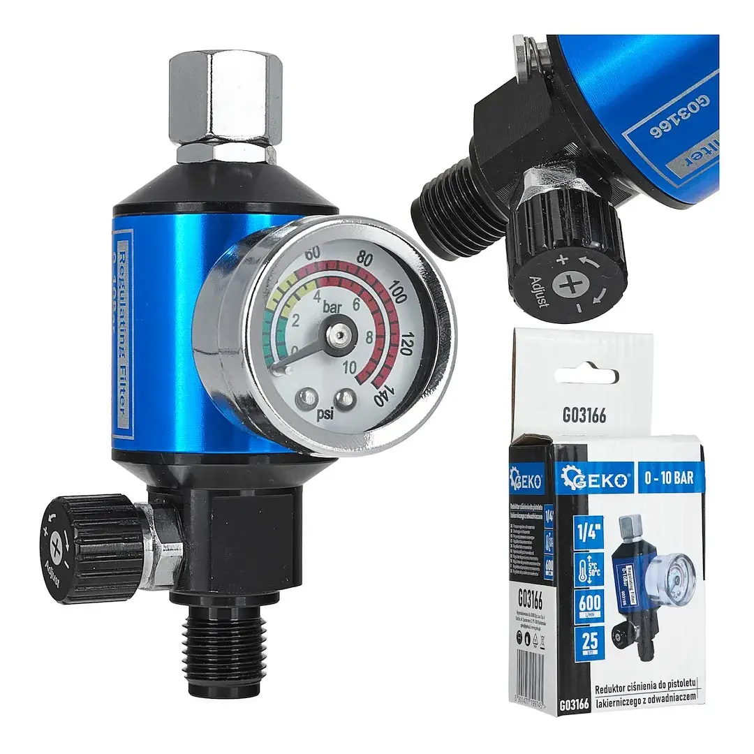 Manomeetriga rõhuregulaator 1/4"