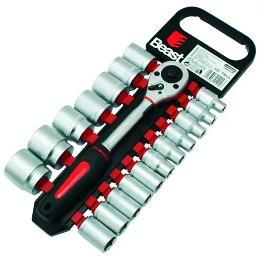 Gala atslēgu kompl.blister 1/2 8-32mm 19gb Beast Pro