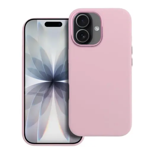 Forcell F-Protect Frame Premium maciņš ar MagSafe atbalstu telefonam iPhone 17 rozā