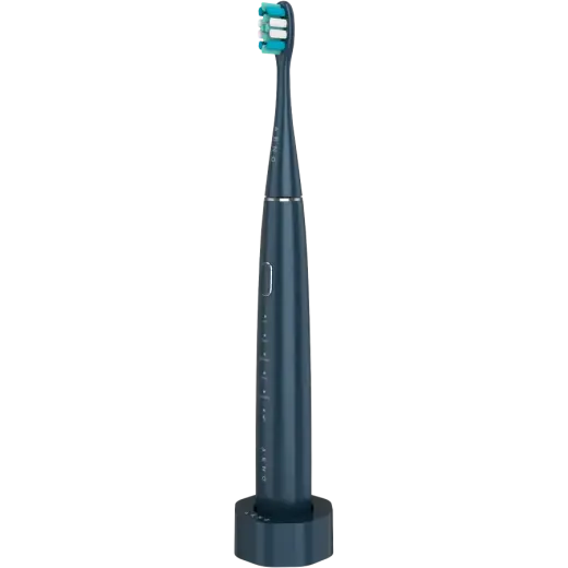 Wireless Tooth Brush, Navy Blue, 3 Brush Heads, 1400mAh, Function: Soft, Clean, Massage, White, Sweep