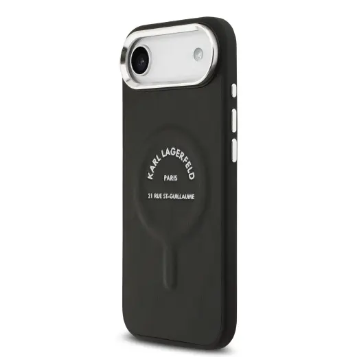 Karl Lagerfeld PU RSG Logo MagSafe Case for iPhone Air Black
