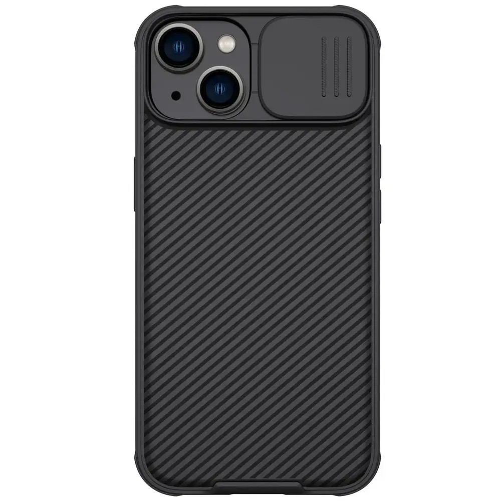 Nillkin CamShield Pro phone case with MagSafe support for iPhone 14 Plus, black (with camera lens protection)