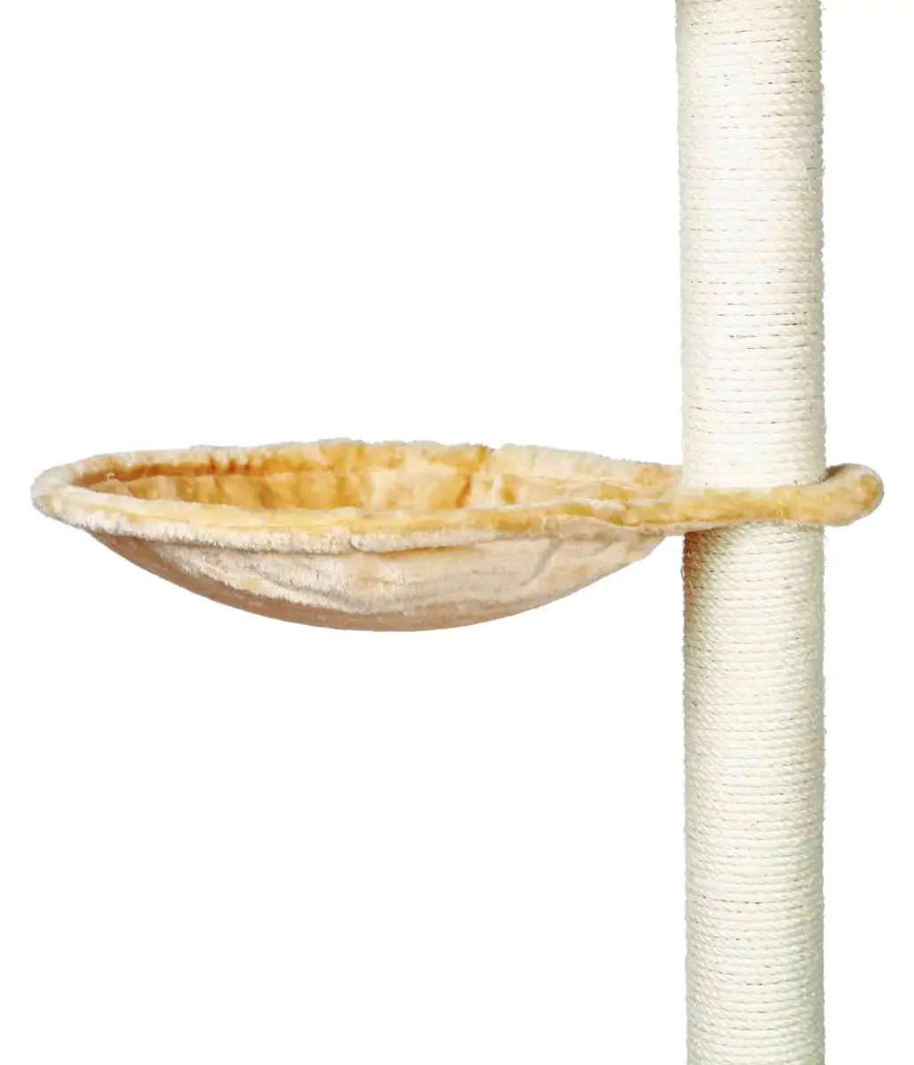 Guļamtīkliņš nagu asināmam : Trixie Nest for scratching post, metal frame, ø 40 cm, beige