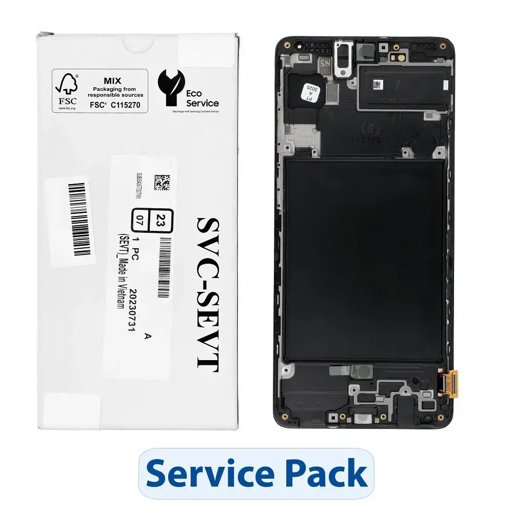 ServicePack LCD Display for SAMSUNG A71 A715F GH82-22248A