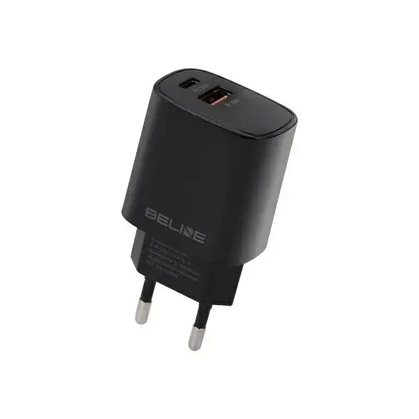 Charger wall tīkla lādētājs | 30W | GaN | USB-C, USB-A | melns