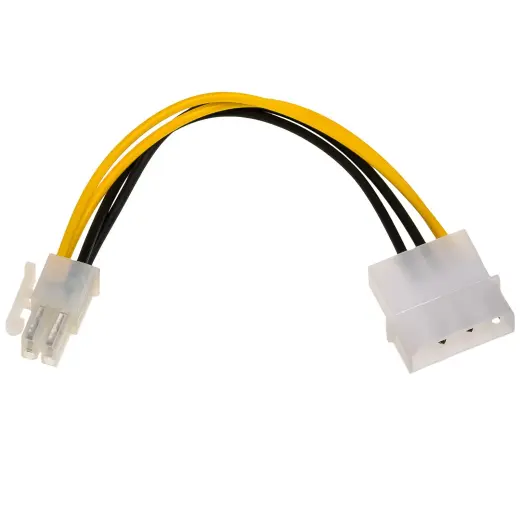 Adapter with cable Akyga AK-CA-12 Molex (m) | P4 (m) 15cm